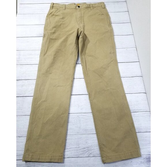 Carhartt Relaxed Straight Rigby Dungaree Mens Size 36x34.5 (Tag 36x36) 102291 - Picture 2 of 10